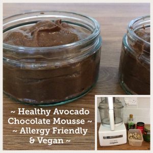 healthy avocado chocolate mousse allergy friendly and vegan