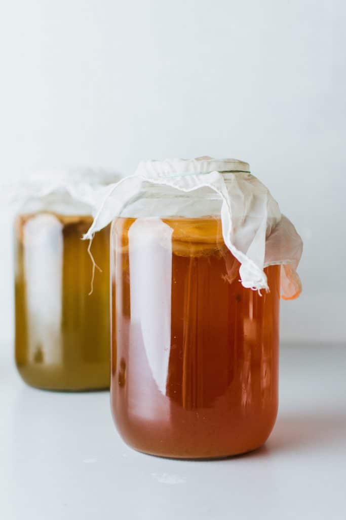fermented foods like kombucha contain good bacteria that can help with calcium absorption