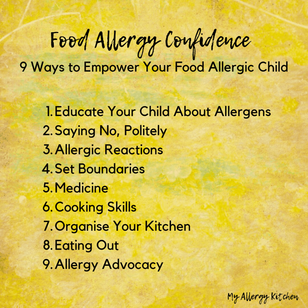 9 ways to empower your food allergic child
