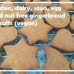dairy free gingerbread biscuits