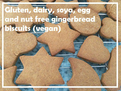 dairy free gingerbread biscuits