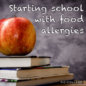 starting school with food allergies