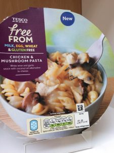 tesco free from chicken & mushroom pasta