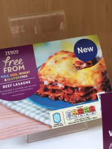 tesco free from beef lasagne