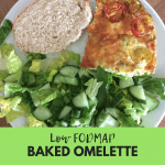 low fodmap baked omelette