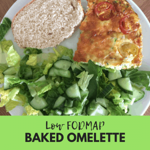 low fodmap baked omelette