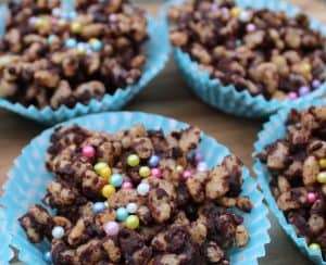 dairy free rice crispie cakes