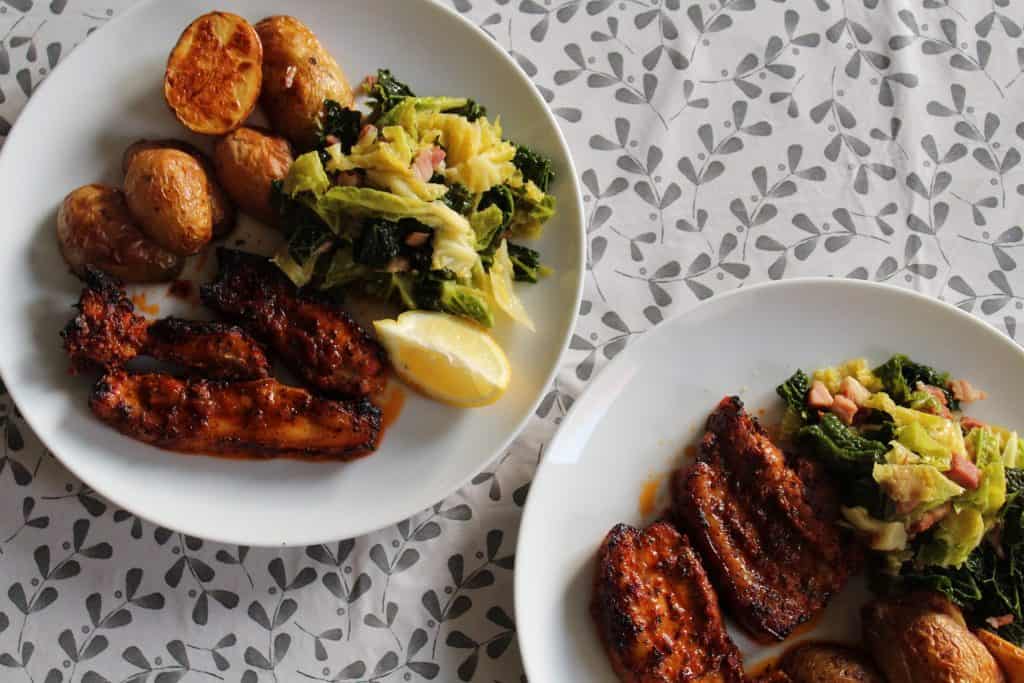 pork belly dinner