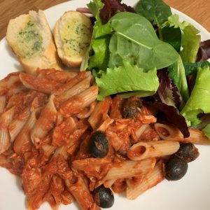 dairy free tuna tomato pasta