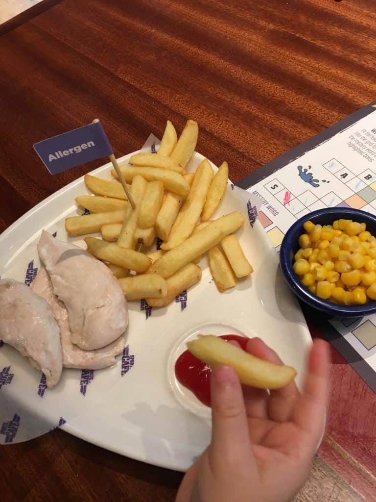 center parcs allergen meal