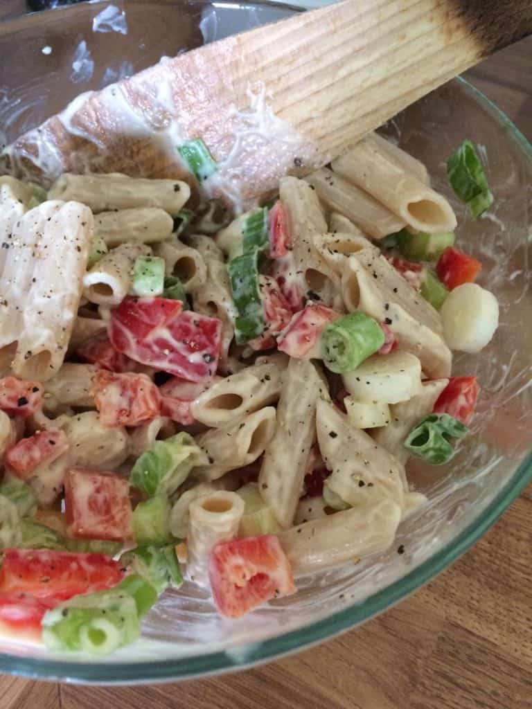 vegan pasta salad