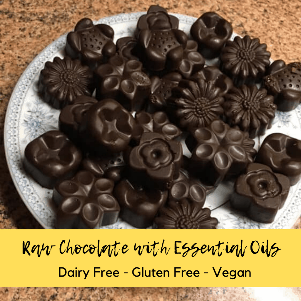 raw chocolate recipe with essential oils